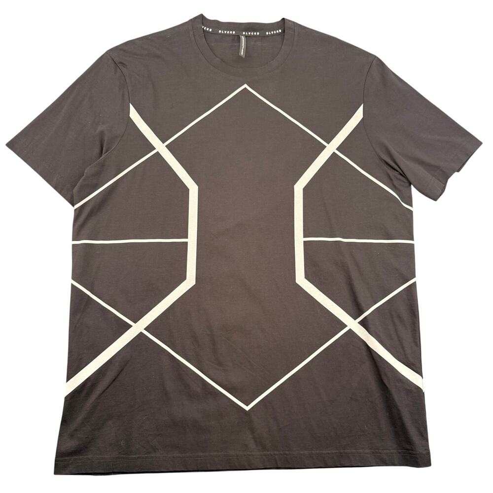 BLACKBARRETT by Neil Barrett Symmetric Lines T SHirt Men's XL Streetwear